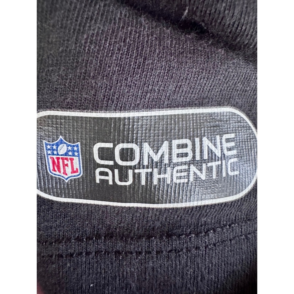 NFL Carolina Panthers Combine Training T-Shirt Mens XXL Black Blue New Era - Picture 3 of 6